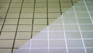 Grout Before and After